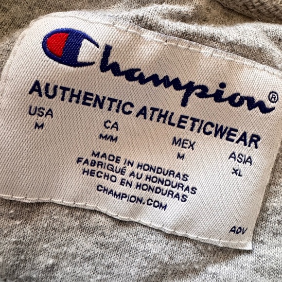 Women’s Champion Crewneck Sweater Size Medium Gray/beige - Picture 4 of 4